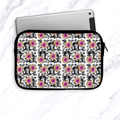 60s Girl Floral White Apple Ipad Mini Zipper Cases by snowwhitegirl