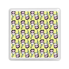 Doctor Pattern Memory Card Reader (square) by snowwhitegirl