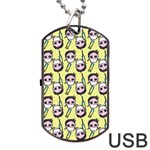 Doctor Pattern Dog Tag USB Flash (One Side) Front