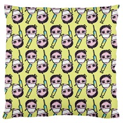 Doctor Pattern Large Cushion Case (two Sides) by snowwhitegirl