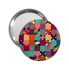 Geometric Mosaic 2 25  Handbag Mirrors by designsbymallika