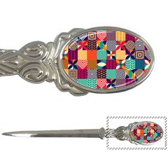 Geometric Mosaic Letter Opener by designsbymallika