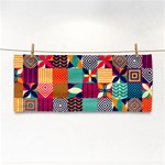 Geometric Mosaic Hand Towel Front