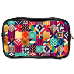 Geometric Mosaic Toiletries Bag (one Side) by designsbymallika