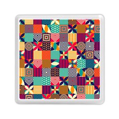 Geometric Mosaic Memory Card Reader (square) by designsbymallika