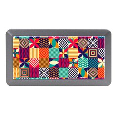 Geometric Mosaic Memory Card Reader (mini) by designsbymallika