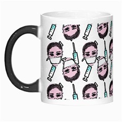 Doctor Pattern White Morph Mugs by snowwhitegirl