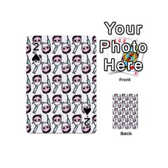 Doctor Pattern White Playing Cards 54 Designs (mini) by snowwhitegirl