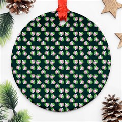 Darla Teal Ornament (round) by snowwhitegirl