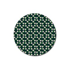 Darla Teal Magnet 3  (round) by snowwhitegirl