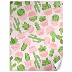 Cactus Pattern Canvas 36  X 48  by designsbymallika