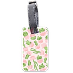 Cactus Pattern Luggage Tag (two Sides) by designsbymallika