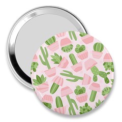 Cactus Pattern 3  Handbag Mirrors by designsbymallika