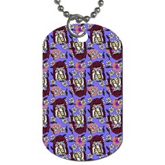 Braids Doll Daisies Purple Dog Tag (one Side) by snowwhitegirl