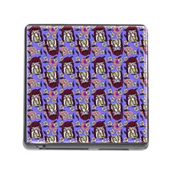 Braids Doll Daisies Purple Memory Card Reader (square 5 Slot) by snowwhitegirl