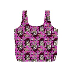 Braids Doll Daisies Pink Full Print Recycle Bag (s) by snowwhitegirl