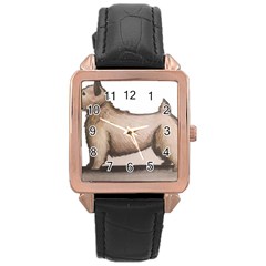 New Art Infliction Logo Rose Gold Leather Watch  by Spenny11