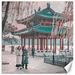 West Lake, Hangzhou, China Canvas 12  X 12  by dflcprintsclothing