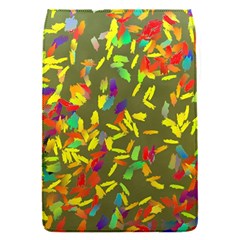 Colorful Brush Strokes Painting On A Green Background                                                   Blackberry Q10 Hardshell Case by LalyLauraFLM