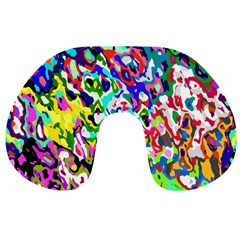 Colorful paint texture                                                    Travel Neck Pillow