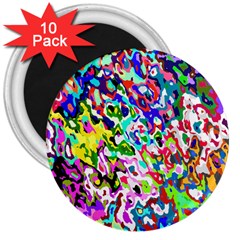 Colorful paint texture                                                    3  Magnet (10 pack)