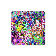 Colorful paint texture                                                    Magnet (Square)