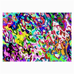 Colorful paint texture                                                    Large Glasses Cloth