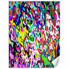 Colorful paint texture                                                    Canvas 12  x 16 