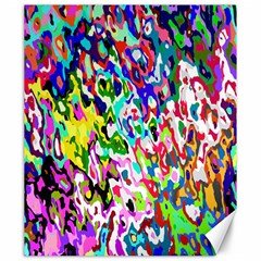 Colorful paint texture                                                    Canvas 20  x 24 