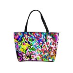 Colorful paint texture                                                    Classic Shoulder Handbag Front