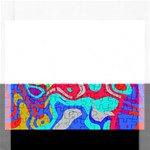 Colorful distorted shapes on a grey background                                                     Jigsaw Puzzle (Rectangular) Front