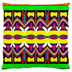 Colorful Shapes                                                  Standard Flano Cushion Case (two Sides) by LalyLauraFLM