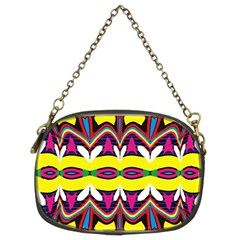 Colorful Shapes                                                   Chain Purse (two Sides) by LalyLauraFLM