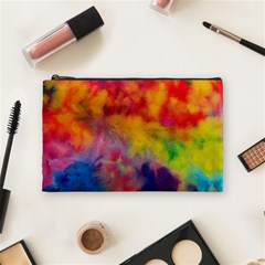 Colorful Watercolors Texture                                                    Cosmetic Bag