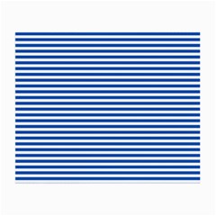 Classic Marine Stripes Pattern, Retro Stylised Striped Theme Small Glasses Cloth by Casemiro