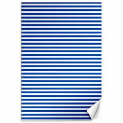 Classic Marine Stripes Pattern, Retro Stylised Striped Theme Canvas 20  X 30 