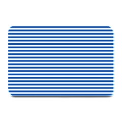 Classic Marine Stripes Pattern, Retro Stylised Striped Theme Plate Mats by Casemiro