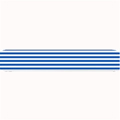 Classic Marine Stripes Pattern, Retro Stylised Striped Theme Small Bar Mats by Casemiro