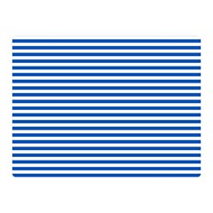 Classic Marine Stripes Pattern, Retro Stylised Striped Theme Double Sided Flano Blanket (mini)  by Casemiro