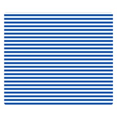 Classic Marine Stripes Pattern, Retro Stylised Striped Theme Double Sided Flano Blanket (small)  by Casemiro