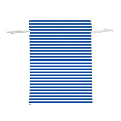 Classic Marine Stripes Pattern, Retro Stylised Striped Theme Lightweight Drawstring Pouch (m) by Casemiro