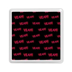 Yeah Word Motif Print Pattern Memory Card Reader (square) by dflcprintsclothing