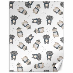 Cute Seamless Pattern With Koala Panda Bear Canvas 12  X 16  by Amaryn4rt