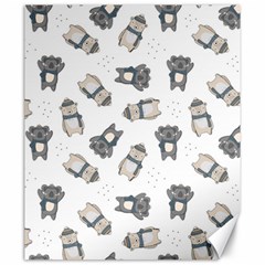 Cute Seamless Pattern With Koala Panda Bear Canvas 20  X 24  by Amaryn4rt