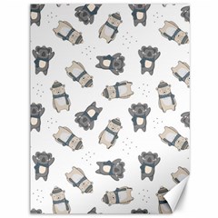 Cute Seamless Pattern With Koala Panda Bear Canvas 36  X 48  by Amaryn4rt