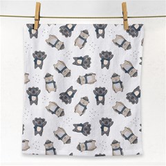 Cute Seamless Pattern With Koala Panda Bear Face Towel by Amaryn4rt