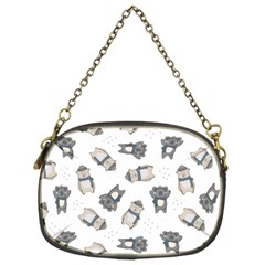 Cute Seamless Pattern With Koala Panda Bear Chain Purse (two Sides) by Amaryn4rt