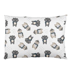 Cute Seamless Pattern With Koala Panda Bear Pillow Case by Amaryn4rt