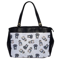 Cute Seamless Pattern With Koala Panda Bear Oversize Office Handbag by Amaryn4rt