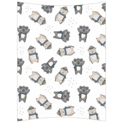 Cute Seamless Pattern With Koala Panda Bear Back Support Cushion by Amaryn4rt